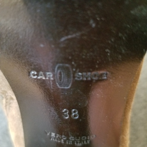 CAR SHOE brown suede knee high boots. Size 8 NICE! - Picture 4 of 9